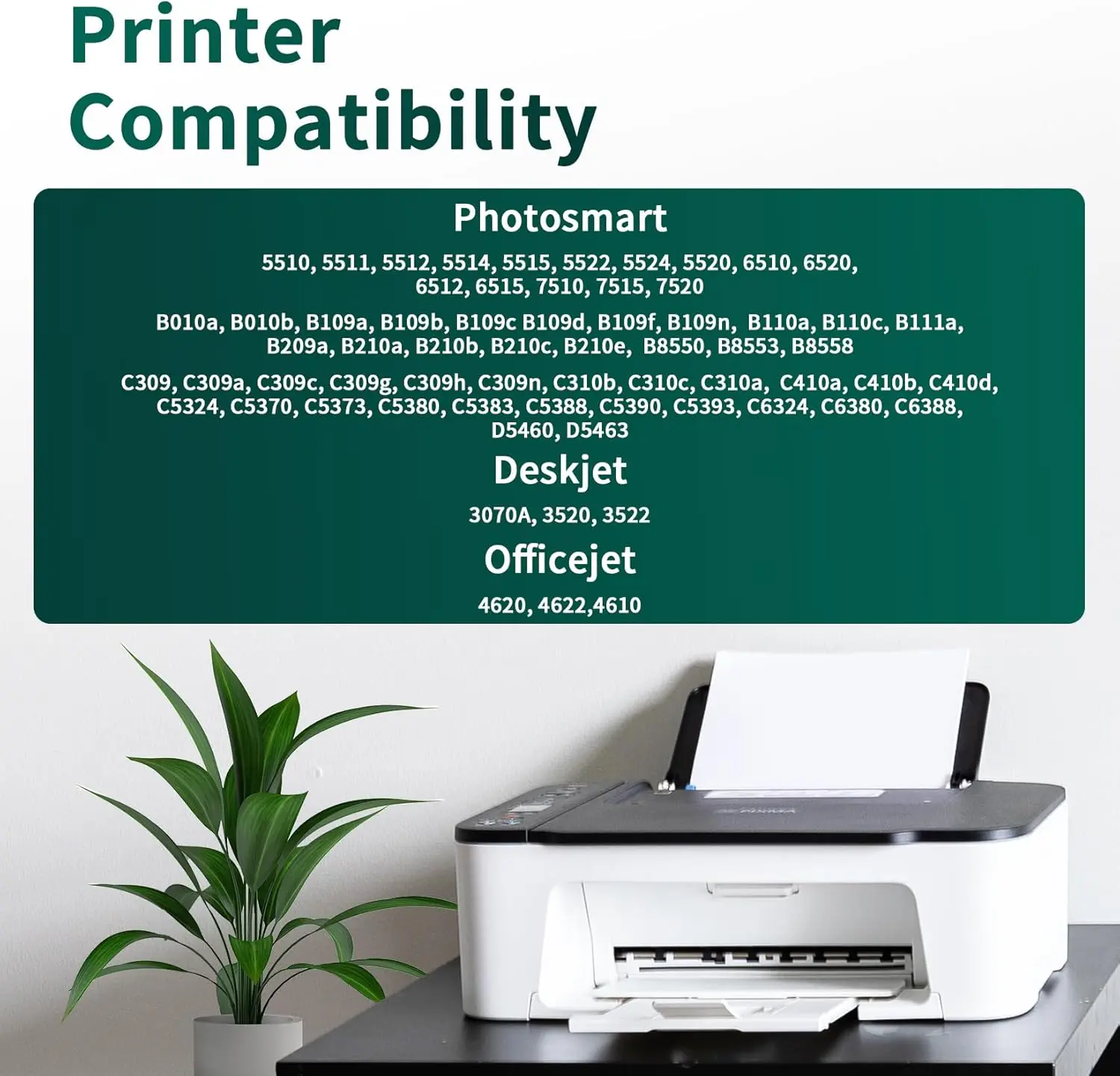 Jhaan 364XL Multipack-Tintenpatronen, kompatibel mit HP 364 XL für HP Photosmart 5520 5510 Deskjet 3520 Officejet 4622 4622 5510 – Detail 2