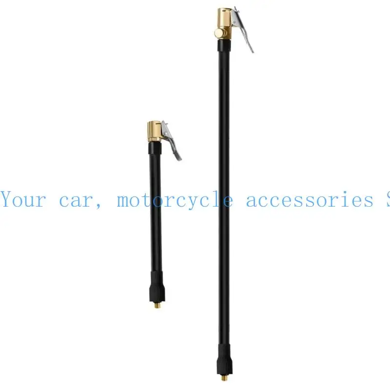 

31BC Tire Inflator Extension Tube Tyre Quick Inflation Chuck Adapter Hose Car Motorcycles Air Inflator Extended Tube
