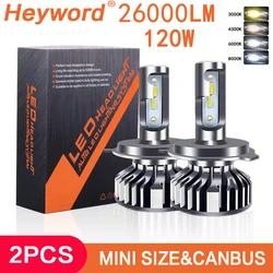 Heyword 26000lm 160W 1860 CSP chip 3000k/4300k/6000k/8000k Car LED Headlight   h4 h7 h1 LED headlights 9005 H7  h11 led light