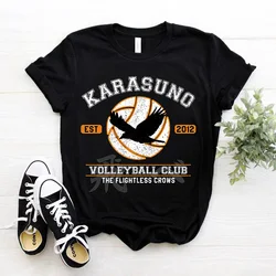 Japanese Anime Haikyuu T-shirt Women Top Harajuku Japan Style T Shirt Unisex Summer Clothes Y2k Short Sleeve Women's T-shirts