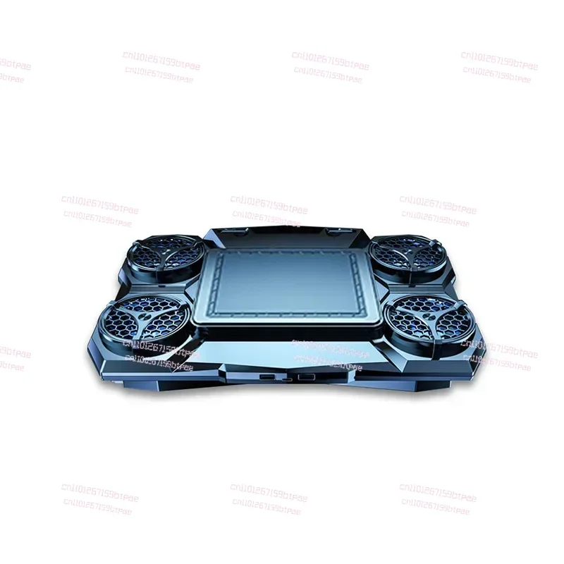 

Adjustable Portable Aluminum Laptop Gaming Stand Semiconductor Notebook Cooler With Phone Holder And Cooling Fan