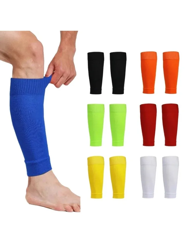 1 Paar Fußballsocken Fußballzubehör Beinschoner Ärmel Atmungsaktive Sportsocken für Erwachsene und Kinder Schienbeinschoner Wadenschutz Beinabdeckung