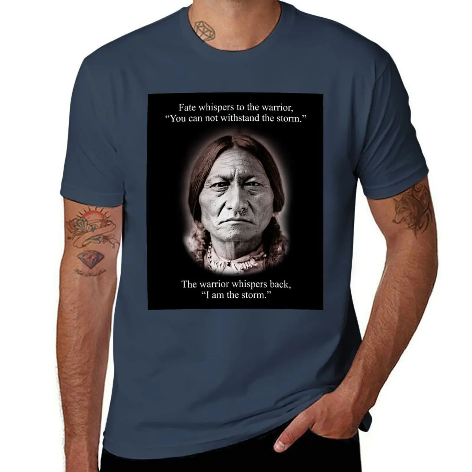 

Fate Whispers To The W-A-R-R-I-O-R Sitting Bull Canvas Print Canvas Gallery Wraps Ready To Hang Wall Decoration Canvas T-Shirt