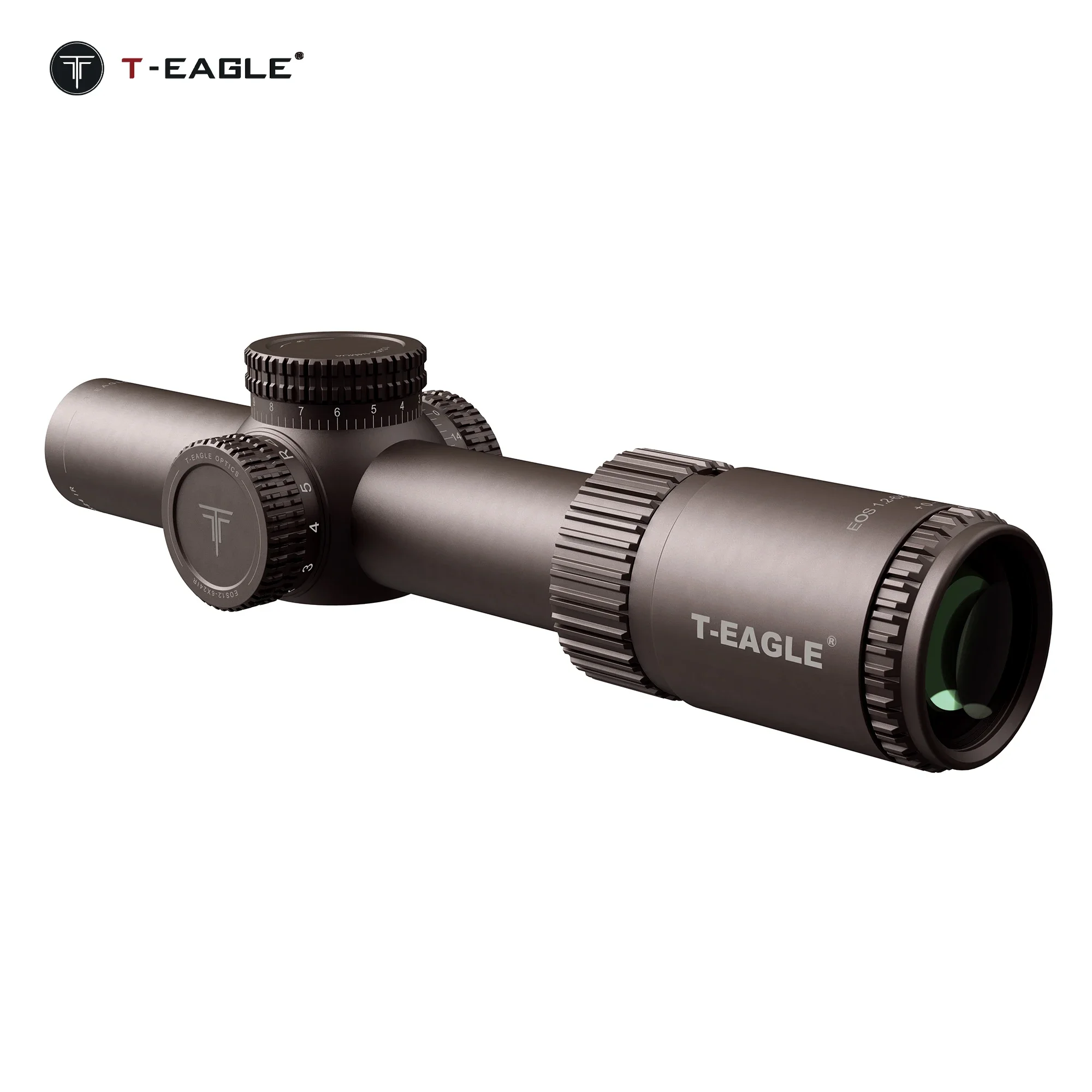 T-EAGLE EOS 1.2-6 X24 IR التكتيكية قصيرة Riflescope للصيد نطاق بندقية LPVO مع الضوء الأحمر الأخضر Aisoft Lunetas يناسب Carbine #3