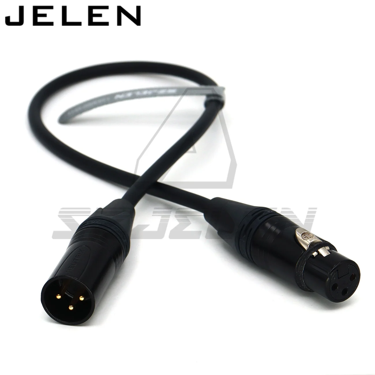 NEUTRIK  XLR 3pin male to female  CANARE  audio cable