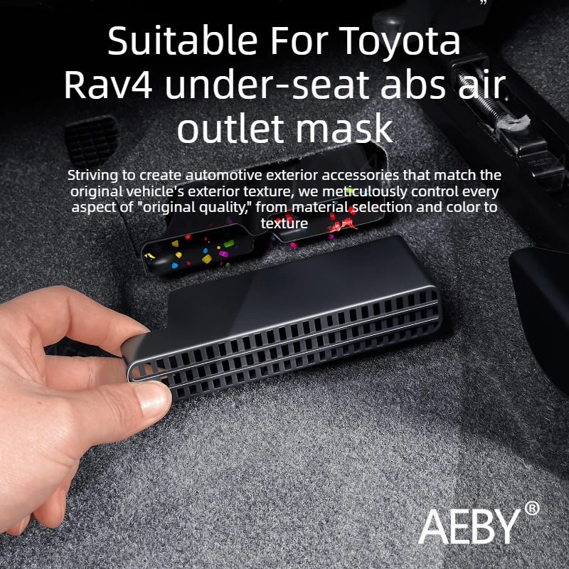 

Защита воздуховодов для Toyota Rav4 2020-2026, защита от ударов, защита от пыли, накладки на вентиляционные отверстия сидений, для салона автомобиля