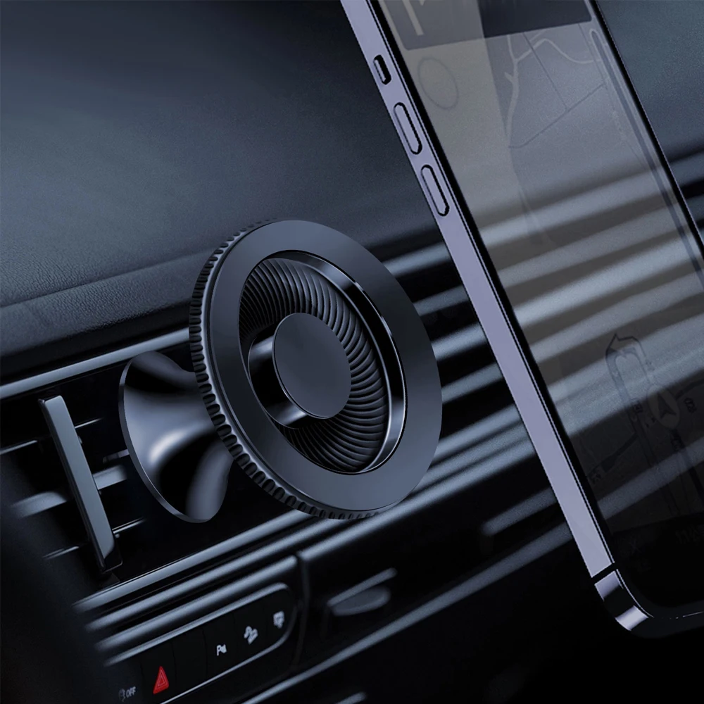 Für Magsafe Autohalterung Magnetischer Auto-Entlüftungsclip Handyhalter 360° °   Rotationsmagnet-Autotelefonständer für iPhone Xiaomi Huawei
