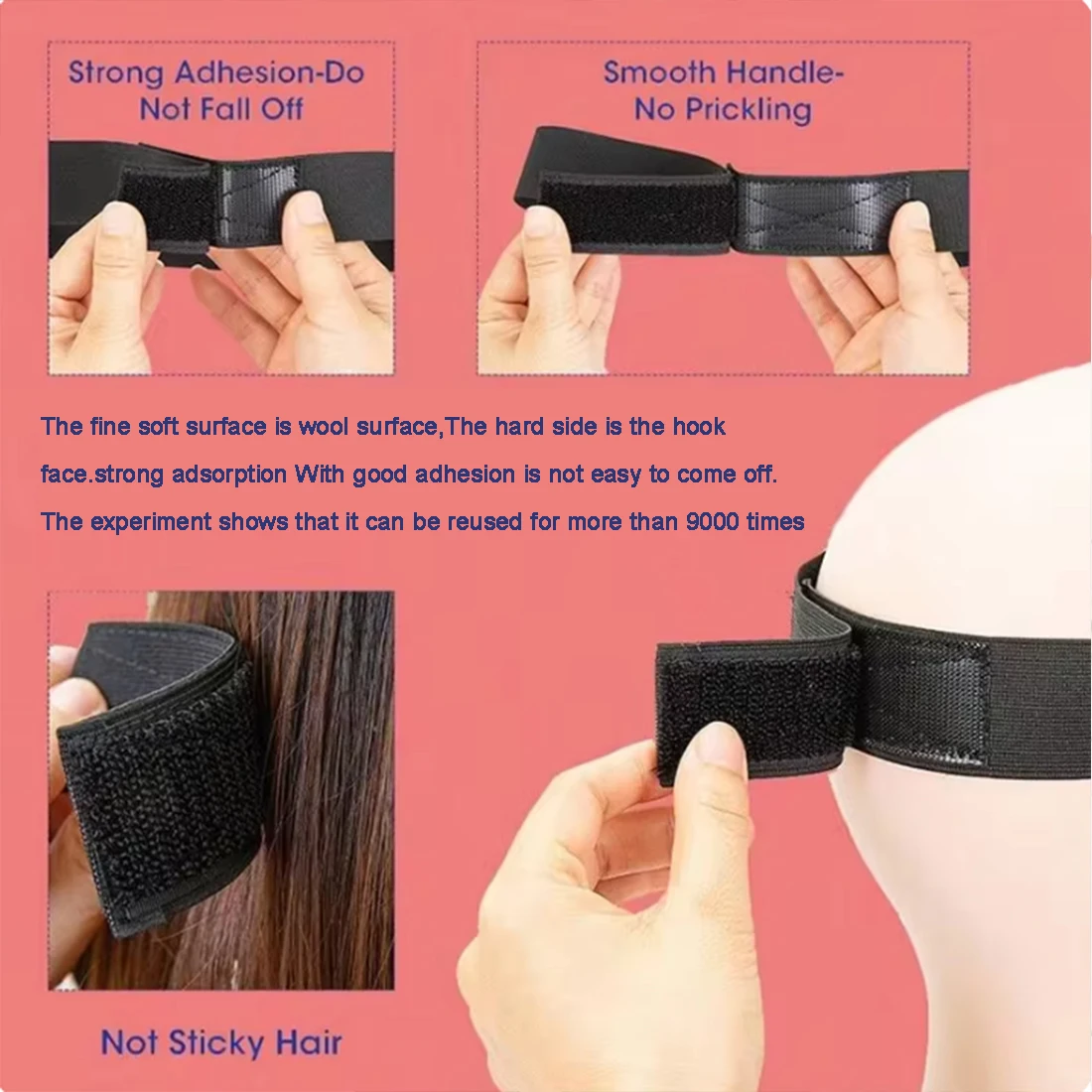 วิกผมลูกไม้ชุดกาวกันน้ําลูกไม้ด้านหน้ากาวสําหรับวิกผมเครื่องมือและ Hair WAX STICK (ลูกไม้กาว/วิกผมกาว Remover/Wax STICK