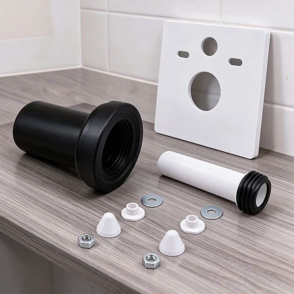 Wall Toilet Connection Set Soundproofing For Geberit 152.426.46.1 Connection Pipe Accessories Simple Installation