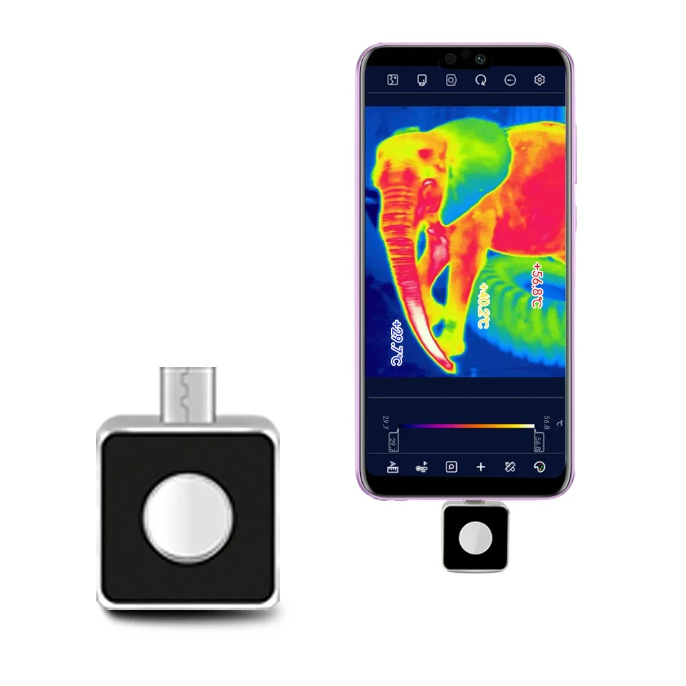 NOYAFA NF-586 Mobile Thermal Camera for Android Phone Infrared Thermal Imager Industrial Inspection Heat Loss Detection