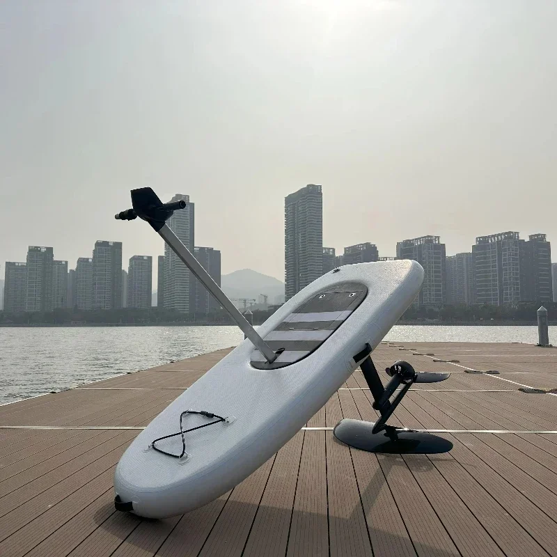 Electronic foil hydrofoil surfboard Electric inflatable sea board with battery motor for surfing and paddle boarding