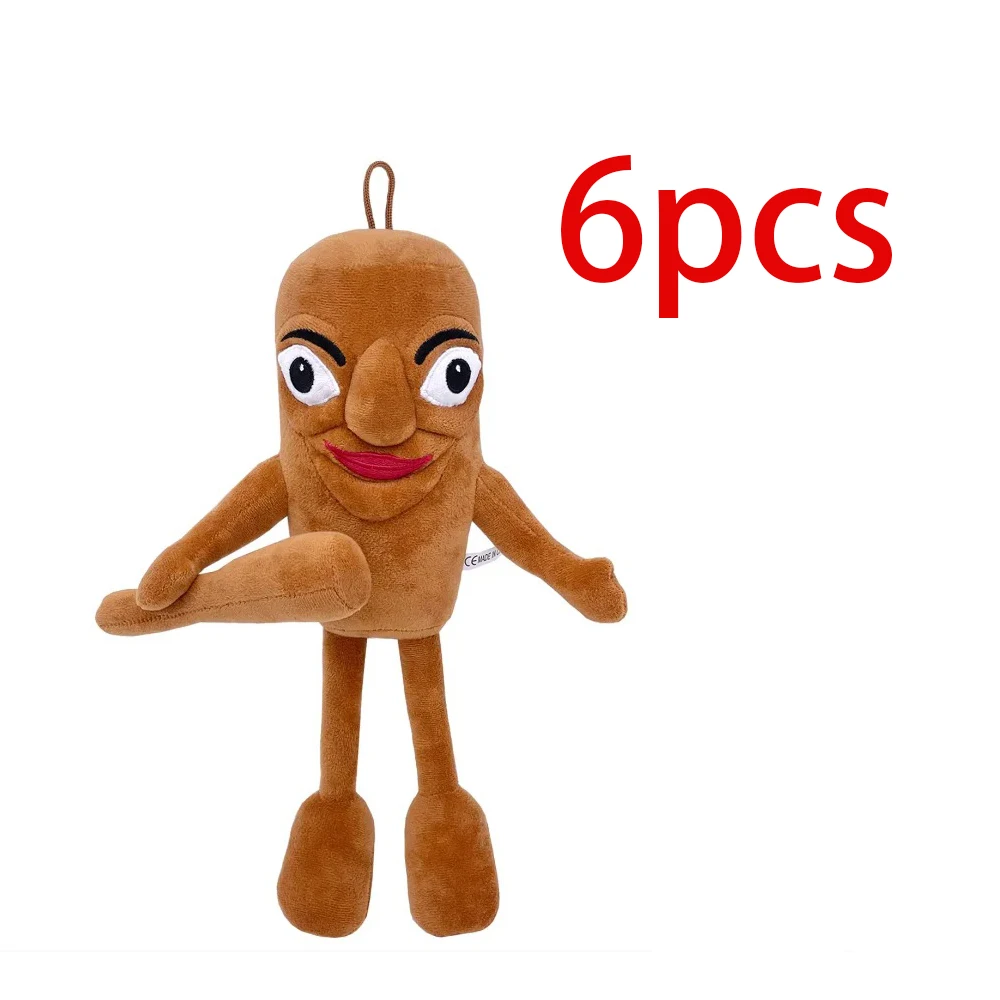 

New 6pcsTung Tung Sahur Plush Toy Juguete TungTung Sahur Tralalero Tralala Toy Tralalero Tralala Shark Plush Doll Merch Birthday