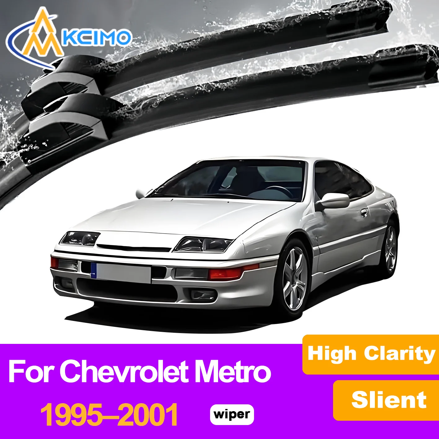 

2Pcs Front Windshield Wiper Blades For Chevrolet Metro 1995-2001 Windscreen Window Car Accessories