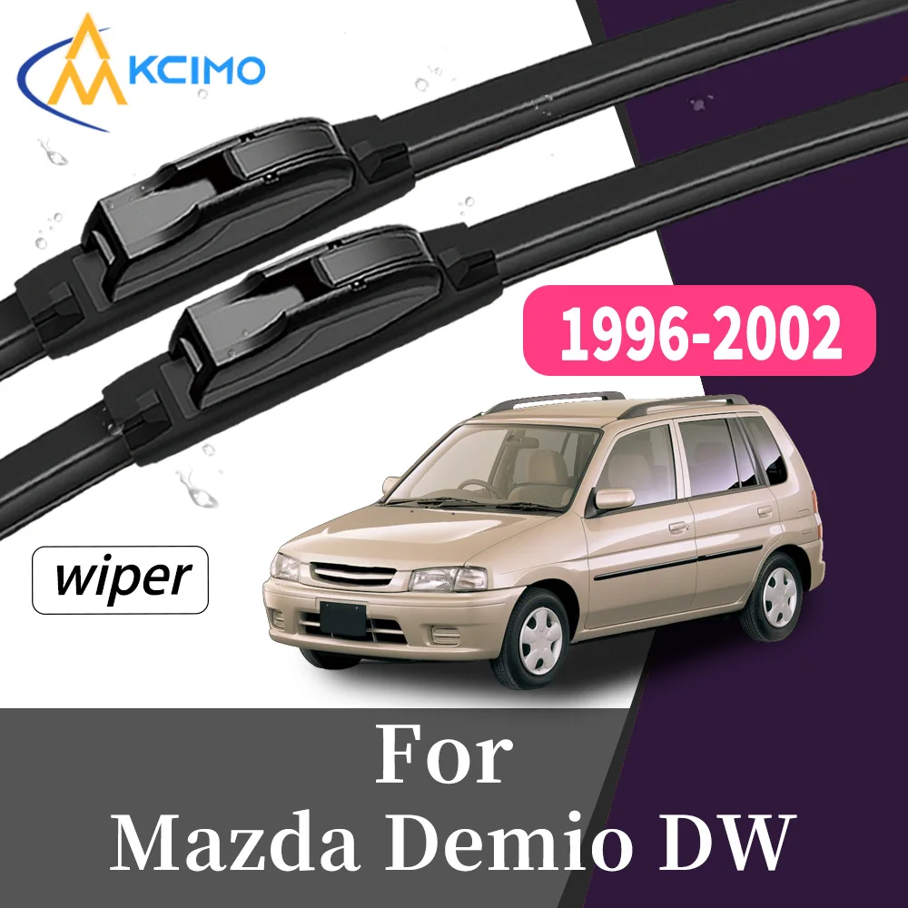 

All-Weather Wear-Resistant Front Windscreen Wiper Blades For Mazda Demio DW 1996-2002 High Quality Windshield kit 2Pcs