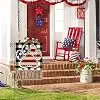 AVOIN colorlife Welcome Paw Patriotic 4th of July Garden Flag 12x18 Inch llz