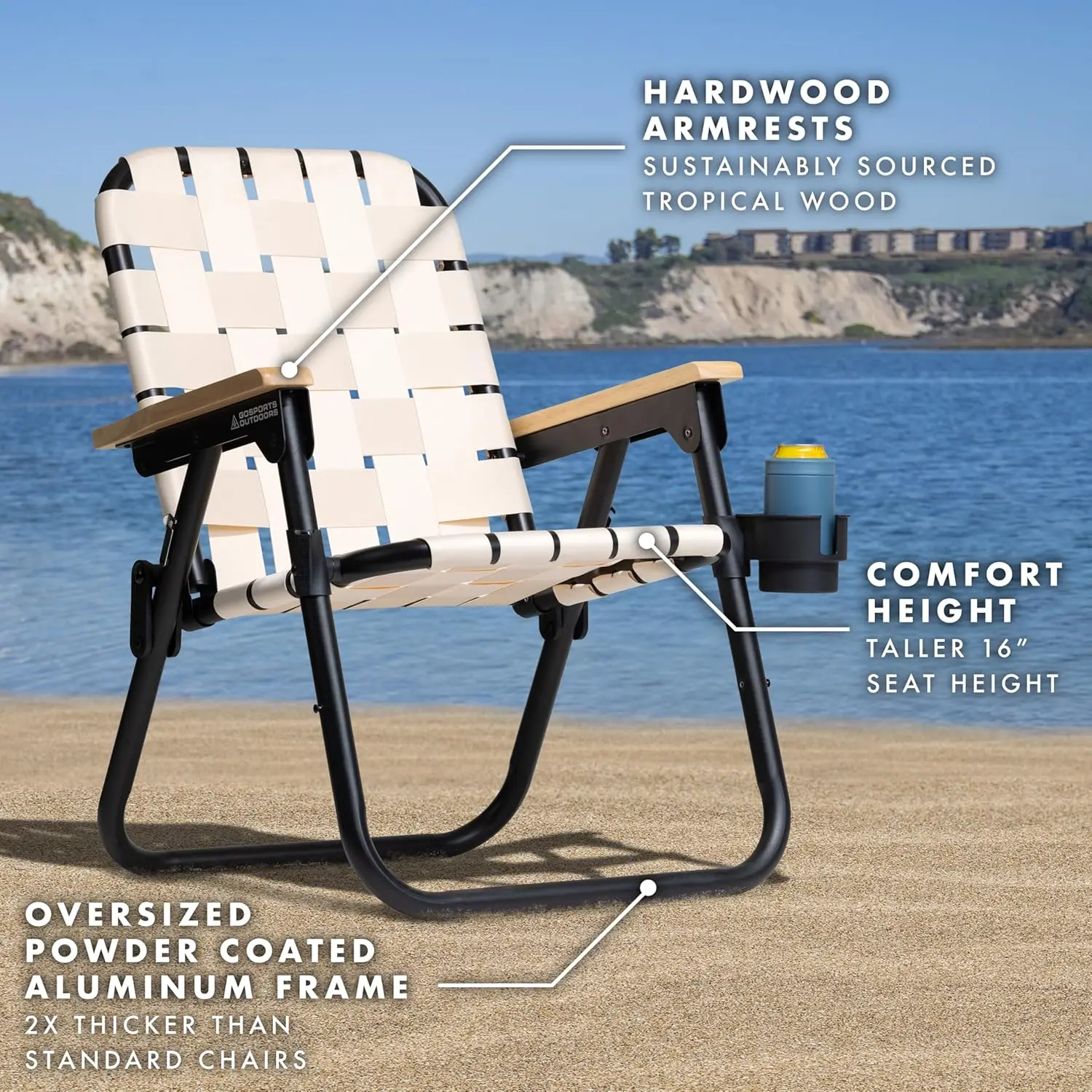 Beach Backpack Chair - 9 Styles Available - Premium Folding Camping Chair