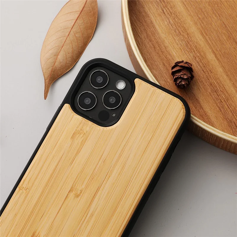 Original Wood Phone Case For iPhone 15 14 Pro Max 13 12 Mini Ultra Thin Shockproof Hard Back Cover For iPhone X R XS 7 8 Plus SE