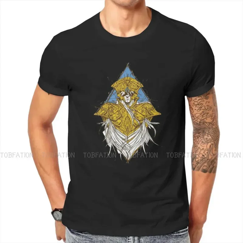 Saint Seiya Casual T-Shirt, Gemini do Saga, Harajuku Style, Streetwear, Male Clothes, Gift