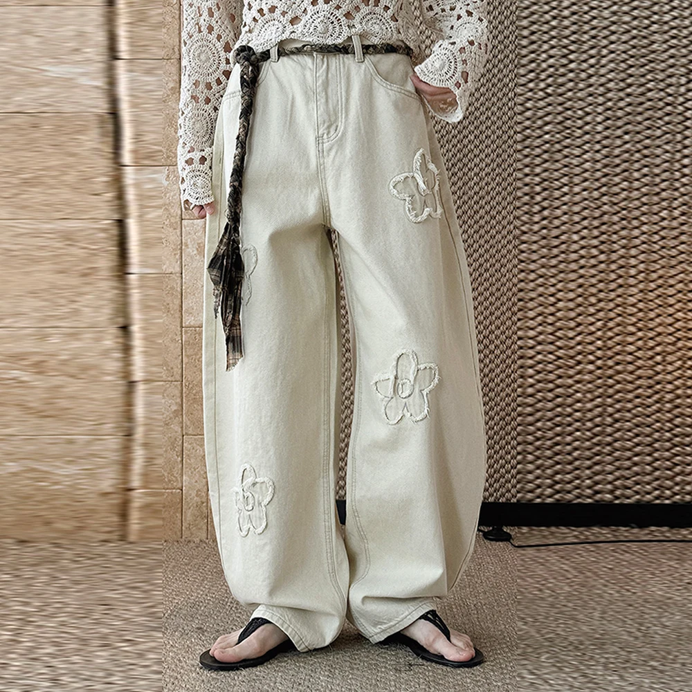 TWOTWINSTYLE Modne, luźne spod – Embroidery Cotton recenzja i cena