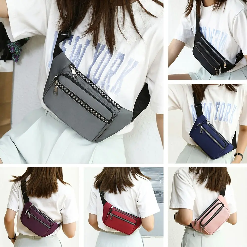 

Women Men Oxford Crossbody Waist Bag Belt Pouch Waist Pack Fashion Travel Shoulder Purse Belt Bag