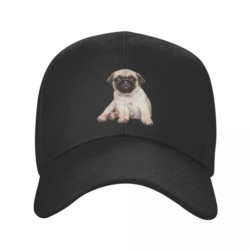 

Personalized Cute Pug Dog Baseball Cap Men Women Adjustable Dad Hat Sports Snapback Caps Trucker Hats