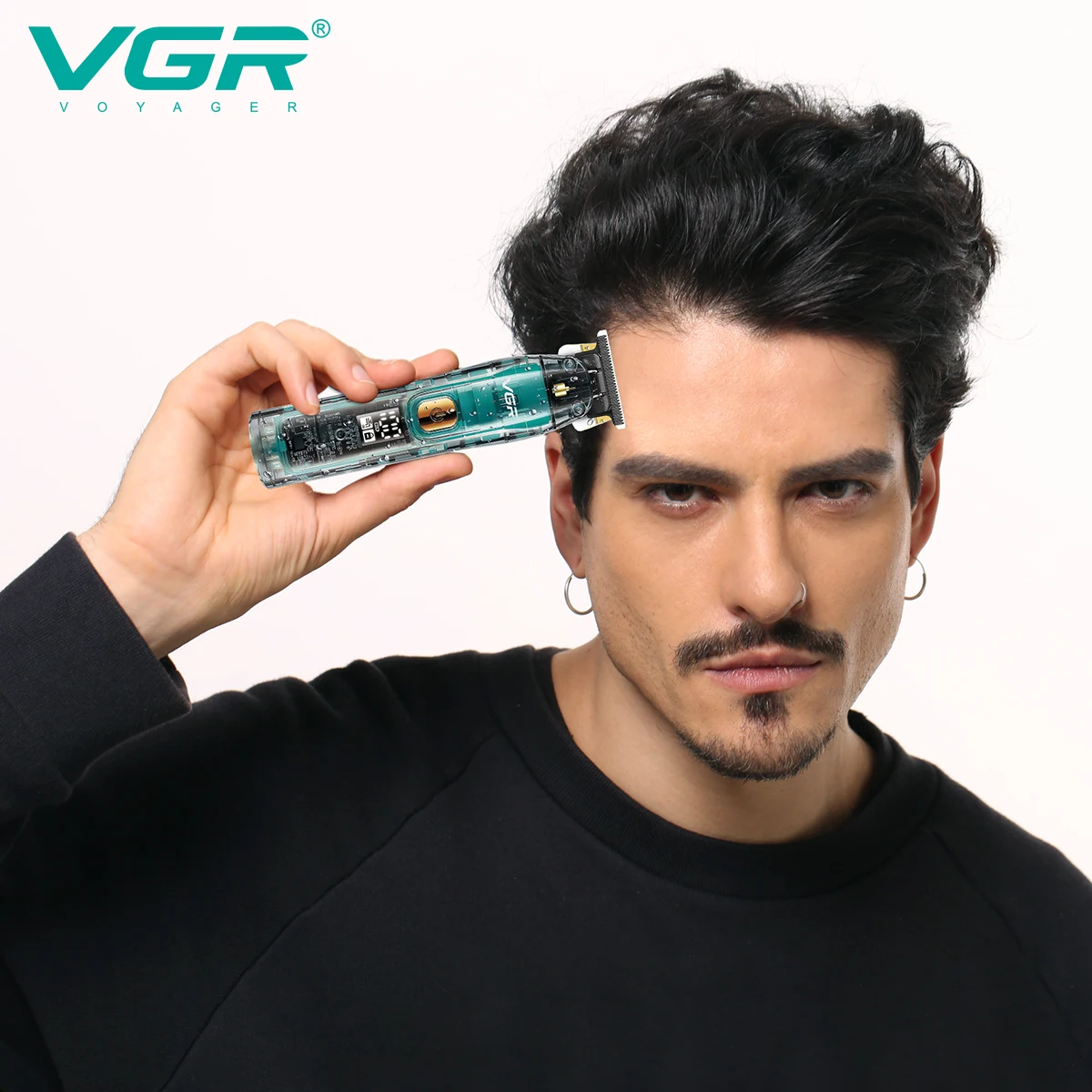 VGR Hair Trimmer Cordless Hair Cutting Machine Electric Hair Clipper Barber Haircut IPX7 Waterproof Zero Cutting Machine V-961