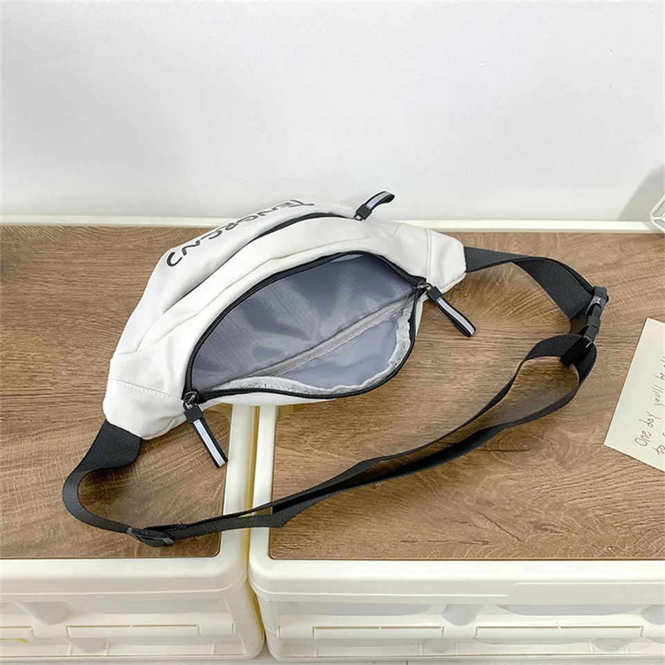 Pacotes de Peito de Nylon Versátil Masculino, Leve, Impermeável, Simples, Pacotes de Cintura, Lazer, Moda, Crossbody, Homem, Movimento, Designer