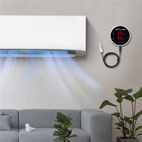 ABKQ-3X Tuya Wifi Temperature And Humidity Sensor External Probe Digital LCD Display Indoor Thermometer Hygrometer EU Plug