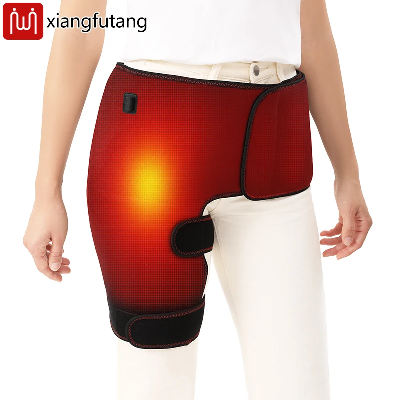 Heated Massage Waist Hip Support Brace Heating Support Pain Relief Hot Compress Waist Thigh Buttock Muscle Relaxation view 4