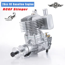 Motori RCGF STINGER 26CC RE Stroke motori a benzina Rc Aircraft Rc Airplane Two Cycle Stinger 26cc Engine