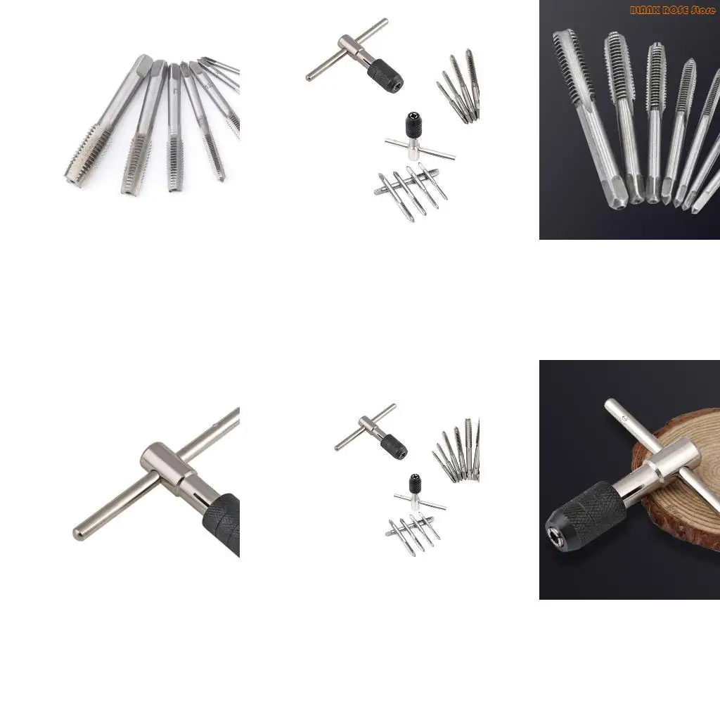 

K1AE M3-M4/M5-M6-M8 Спиральные сверла Ключ Т-типа Машинный винт Резьба Метчики Развертка