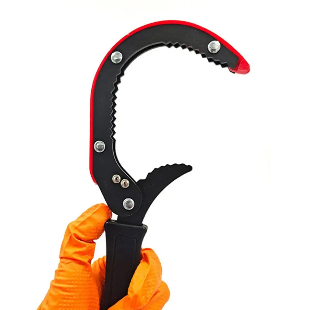 Car Jaw Type Oil Filter Pliers Heavy Duty Adjustable Oil Filter Wrench Removal Tool For Engine Filters