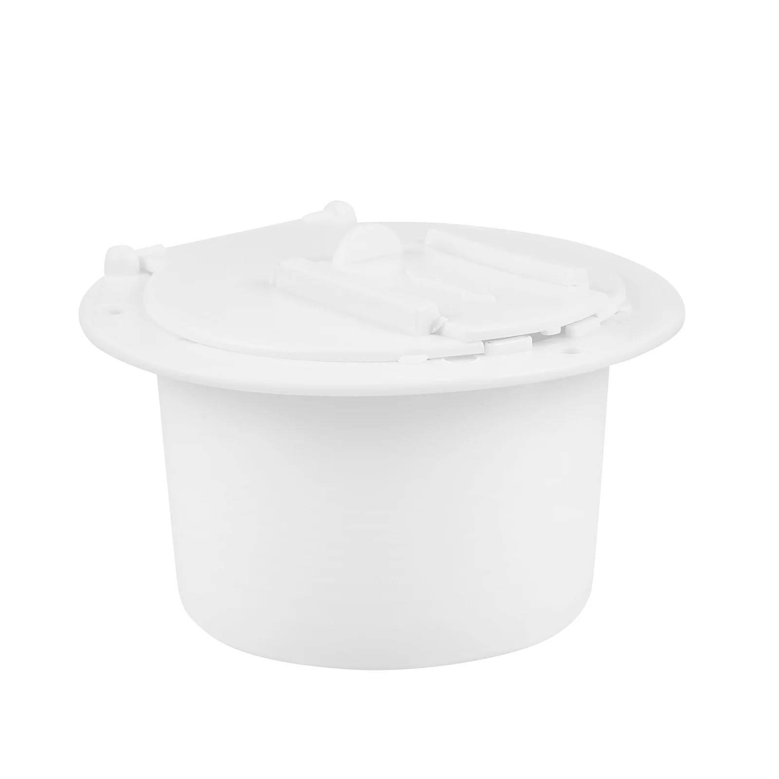 

Wire Hatch Cover Round Electric Cable Storage Box for Yacht RV Durable Plastic Waterproof White Wire Round Yacht Storage Box rv
