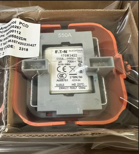 1PCS/LOT MSDM5502DR   MSDM550    170M3422 AC 690V 550A AMP HENOL MSDF000F base
