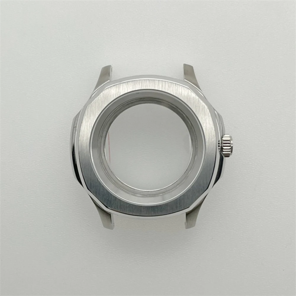 44mm Stainless Steel Watch Case Strap for NH35 NH36 4R35A 4R36A Movement Diving Watch Parts