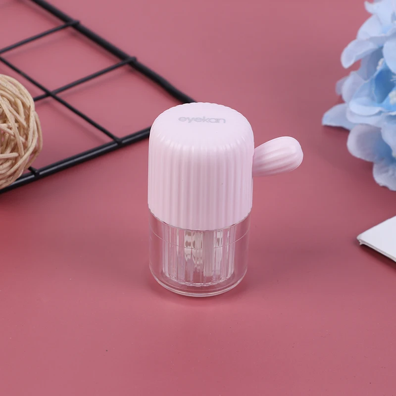 Contact Lens Cleaner Portable Manual Cleaning Cosmetic Contact Box Travel Contact Lens Case HL-830 Manual Rotary Cleaner