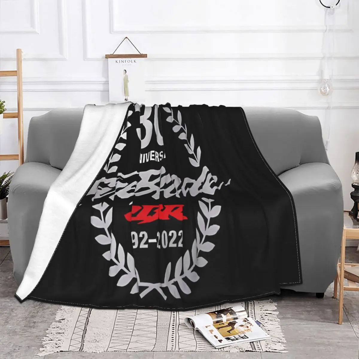 Fireblade Cbr 900 1000 30Th Anniversary Quilt Bed Blanket Couple Blankets Winter Warm Blanket Throw Blanket