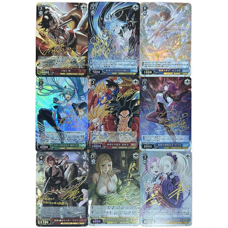 Anime Weiss Schwarz DIY ACG Battle Game Collectible Cards Kafka Hatsune Miku Tsunade Yor Forger Toys for boys Birthday Present