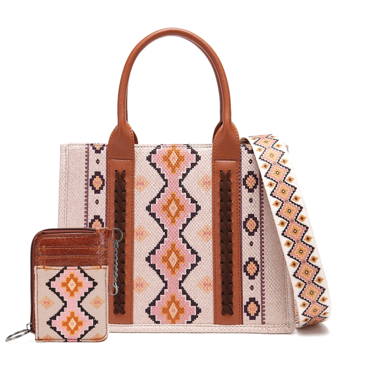 

Luxury Brand Women Handbags Western Wallet Female Bohemian Aztec Shoulder Bag Purse & Crossbody Bag Large Capacity Travel Bag