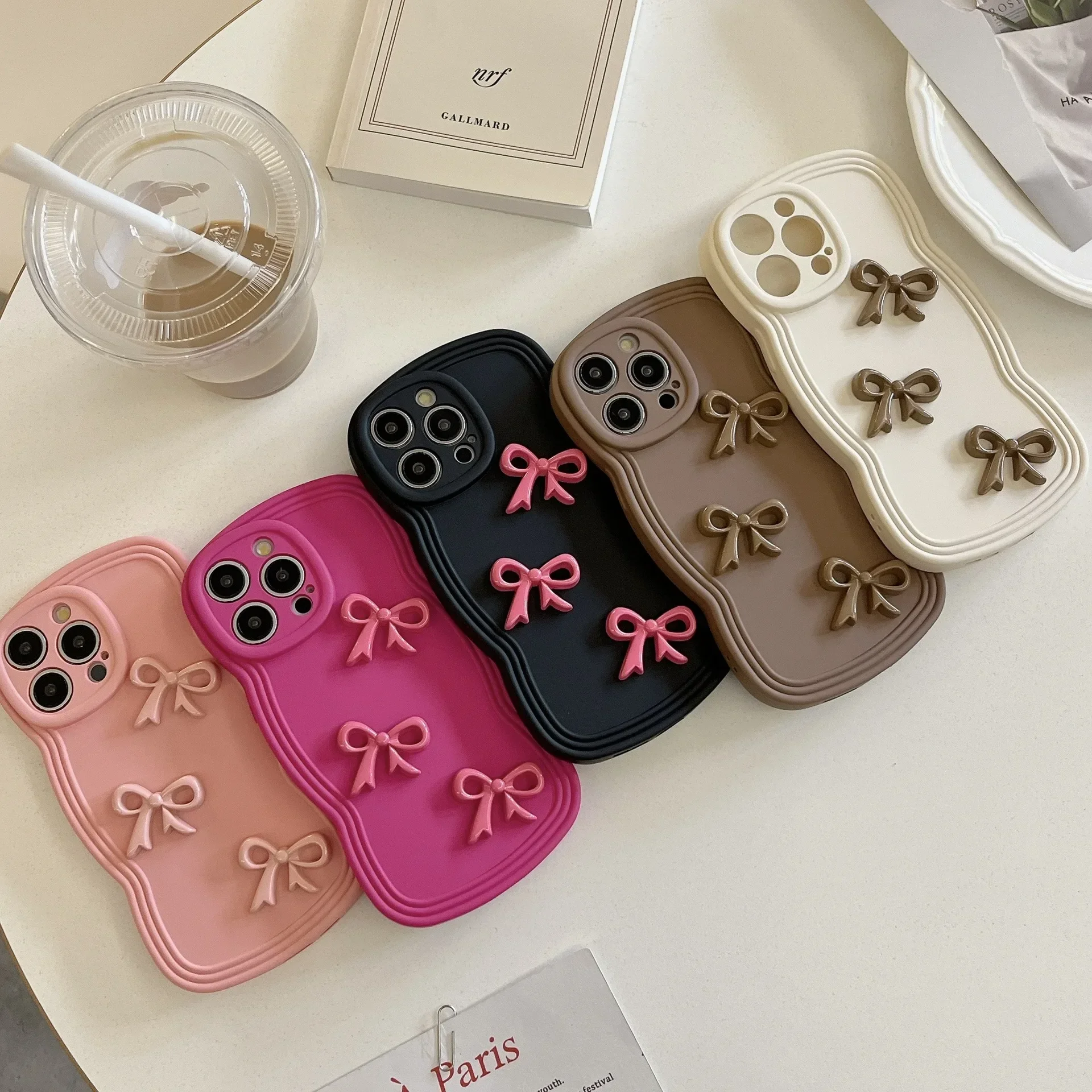 حافظة هاتف بحبل لهاتف آيفون 17 16/15/14/13 Pro Max/15promax/12/X/XR 2025، غطاء حماية ممتص للصدمات من السيليكون TPU #3