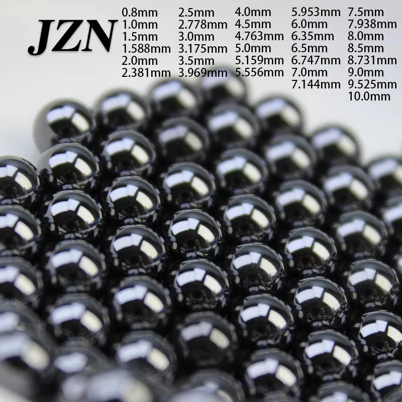 Bolas cerámicas de carburo de silicio SIC 0,8mm 1,0mm 2,0mm 3,0mm 4,0mm 5,0mm 6,0mm 7,0mm 8,0mm 9 10mm alta dureza y resistencia al desgaste