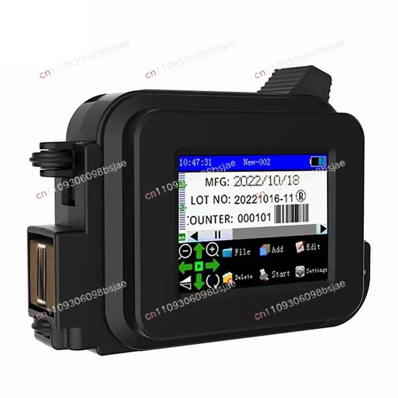 Concave and Convex Surface Inkjet Printer Date LOGO QR Code Multifunctional and Convenient Small Handheld Inkjet Printer Barcode