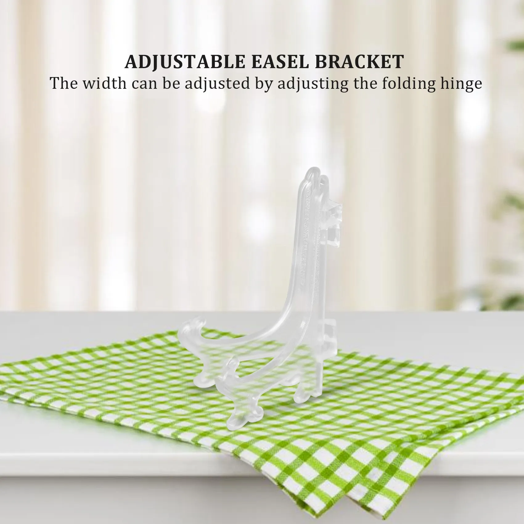 

ABWP-3-дюймовая прозрачная пластиковая подставка, держатель для печенья, подставка для карточек, мольберты для свадьбы, дня рождения (24 шт.