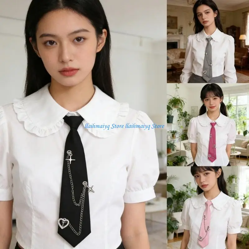 573B Quick Wear Academic Themed Necktie Constructed From High Quality Polyester Fabric