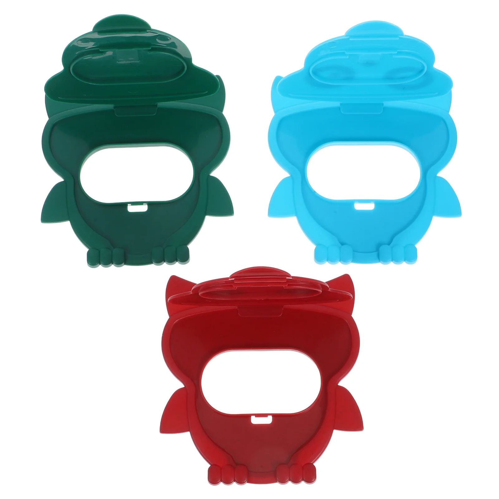 

3pcs Cute Cartoon Wet Tissue Lid Cover Portable Reusable Pp Waterproof Cap For Wipes Tissue Box Protection Accessories