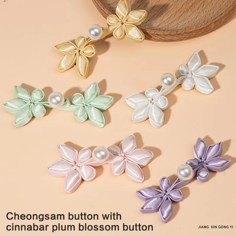 

652F Chinese Closure Buttons for Sewing Enthusiasts Cheongsam Accessories Sew On Sewing Buttons Fasteners for Sewing