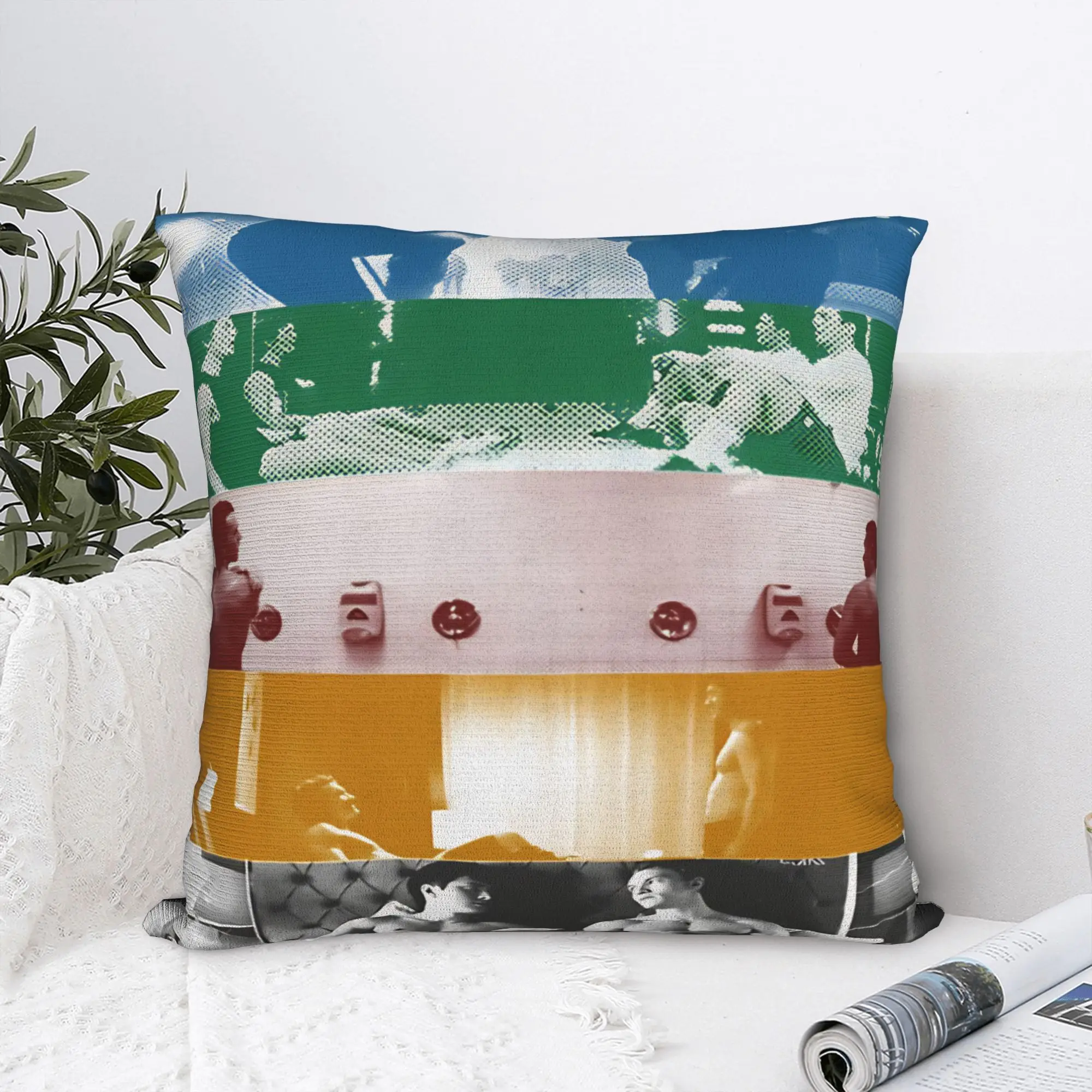 Shane Hollander & Ilya Rozanov Anime Federa quadrata per cuscino Rivalry riscaldato Fodere per cuscini Federa per auto 18 "x 18"