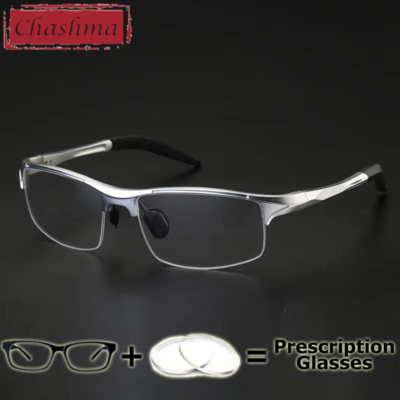 Chashma Prescription Glasses Men Sports Eyewear Myopia Recipe Eyeglasses Frames Multifocal Photochromic Progressive Lenses