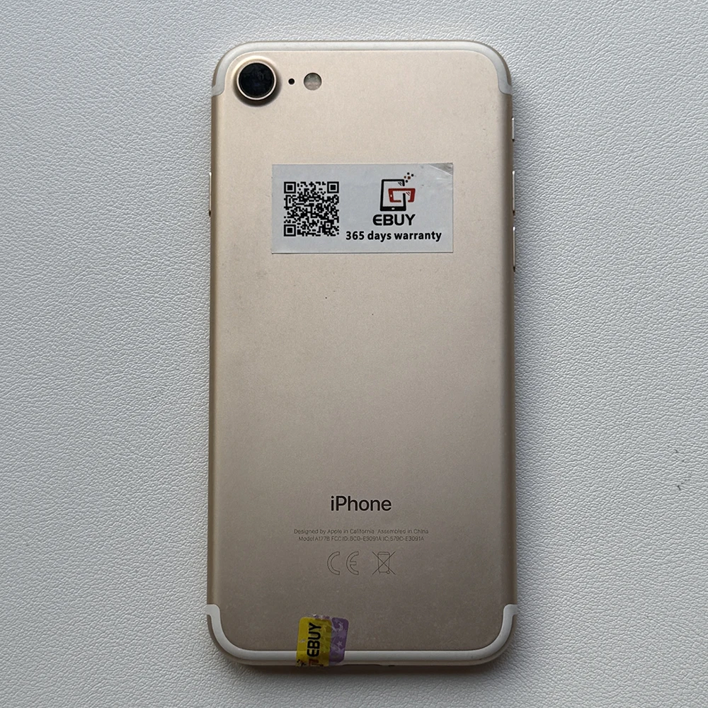 هاتف Apple iPhone 7 الأصلي بسعة 32 جيجابايت/128 جيجابايت/256 جيجابايت ROM 4G LTE هاتف محمول بشاشة 4.7 بوصة يعمل باللمس وبصمة الإصبع والهواتف الذكية غير مقفلة 90% جديد