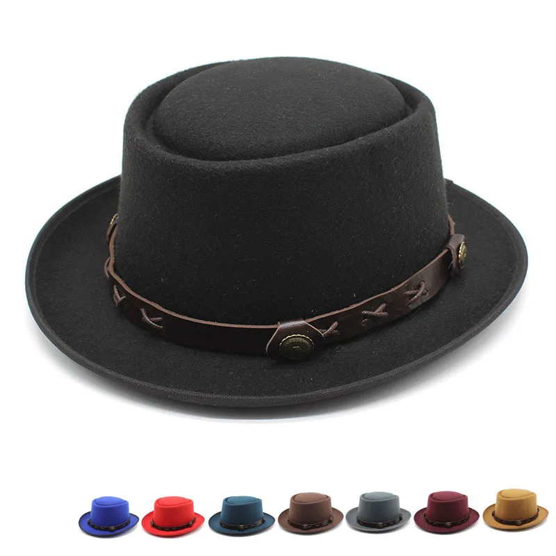 

Woolen Hat Women S Autumn And Winter New Fashion Classic Versatile Men S Hat Model Catwalk Stage Performance Jazz Hat